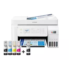 obrázek produktu EPSON tiskárna ink EcoTank L5296, 4v1, A4, 1440x5760dpi, 33ppm, USB, Wi-Fi, LAN, bílá