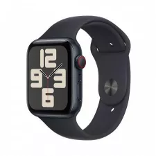 obrázek produktu Apple Watch SE Cellular 44mm Temně inkoustový hliník s temně inkoustovým sportovním řemínkem - S/M