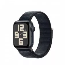 obrázek produktu Apple Watch SE 40mm Temně inkoustový hliník s temně inkoustovým provlékacím sportovním řemínkem
