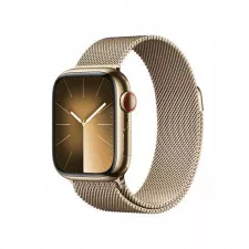 obrázek produktu APPLE Watch Series 9 GPS + Cellular 41mm Gold Stainless Steel Case with Gold Milanese Loop