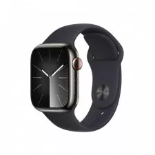 obrázek produktu Apple Watch S9 Cell/41mm/Graphite/Sport Band/Midnight/-M/L