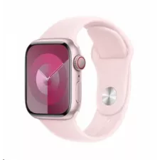 obrázek produktu APPLE Watch Series 9 GPS + Cellular 41mm Pink Aluminium Case with Light Pink Sport Band - S/M