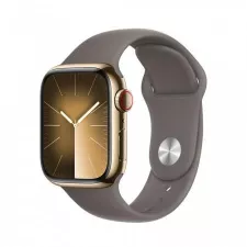 obrázek produktu Apple Watch S9 Cell/45mm/Gold/Sport Band/Clay/-M/L