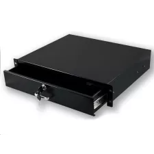 obrázek produktu XtendLan 19\" uzamykatelná zásuvka do rozvadače 2U/350mm, černá