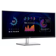 obrázek produktu DELL LCD P3424WE - 34\"/IPS/LED/WQHD/3440 x 1440/21:9/60Hz/8ms/1000:1/300 cd/m2/HDMI/DP/VESA/3YNBD