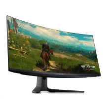 obrázek produktu DELL LCD AW3423DWF - 34"/OLED/3440 x 1440/165Hz/0,1ms/1M:1/250 cd/m2/HDMI/DP/VESA/3YNBD (210-BFRQ)