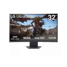 obrázek produktu LG MT VA LCD LED 31,5" 32GS60QC - VA panel, 1ms, 180Hz, 2560x1440, HDMI, DP, zakriven, AMD freesync, HDR10, sRGB 99%