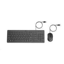 obrázek produktu HP 150 Wired Mouse and Keyboard Combination - drátová klávesnice a myš