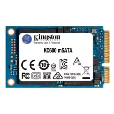 obrázek produktu Kingston SSD 1TB (1024GB) KC600 SATA3 mSATA (R:550, W:500MB/s)