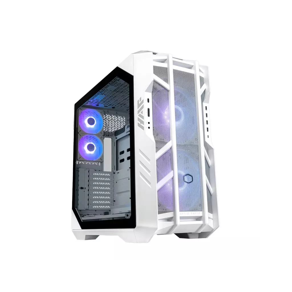 Obrázek produktu Cooler Master case HAF 700 Big-Tower, bez zdroje, 3x 120mm ARGB Fan, 2x 200mm ARGB Fan, bílá