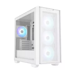 obrázek produktu ASUS case A21 PLUS, Mini Tower, průhledná bočnice, 4x 120mm ARGB Fan, bílá