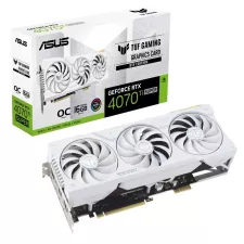 obrázek produktu ASUS VGA NVIDIA GeForce RTX 4070 Ti SUPER TUF GAMING BTF WHITE OC 16G, 16G GDDR6X, 3xDP, 2xHDMI