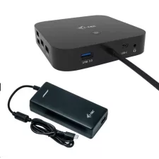 obrázek produktu i-tec USB-C HDMI DP Docking Station, Power Delivery 100 W + Universal Charger 112 W