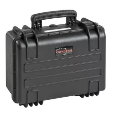obrázek produktu Doerr odolný vodotěsný kufr Explorer 3818 Black PH (38x27x18 cm, Foto L přihrádky, 3,6kg)