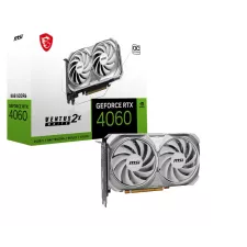 obrázek produktu MSI VGA NVIDIA GeForce RTX 4060 VENTUS 2X WHITE 8G OC, 8G GDDR6, 3xDP, 1xHDMI