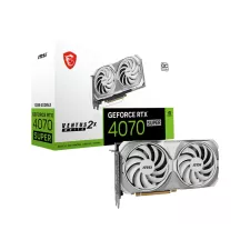 obrázek produktu MSI VGA NVIDIA GeForce RTX 4070 SUPER 12G VENTUS 2X WHITE OC, 12G GDDR6X, 3xDP, 1xHDMI