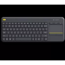 obrázek produktu Logitech K400 Plus, klávesnice AA, US, multimediální, 2.4 [GHz], bezdrátová, černá