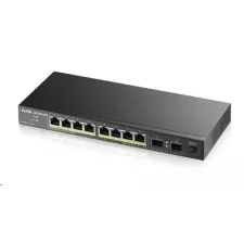 obrázek produktu Zyxel GS1100-10HP v2 10-port Desktop Gigabit PoE Switch, 8x gigabit PoE RJ45, 2x SFP, 120W PoE budget