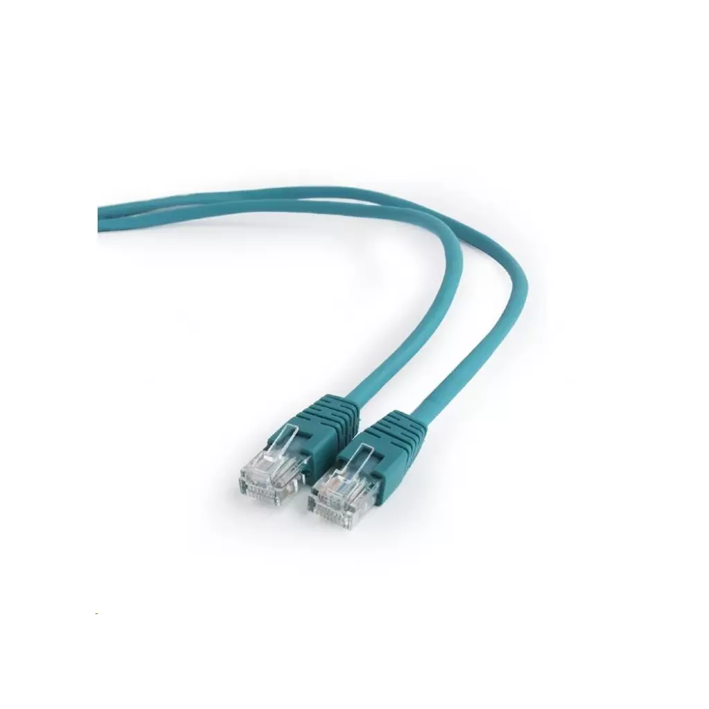 Obrázek produktu GEMBIRD kabel patchcord Cat5e UTP 0,5m, zelený