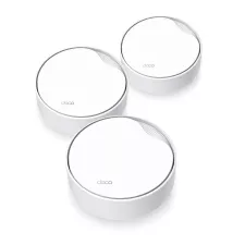 obrázek produktu TP-Link Deco X50-PoE (3-pack) WiFi6 Mesh (AX3000,2,4GHz/5GHz,1x2,5GbELAN/WAN,1xGbELAN/WAN,1xPoE)