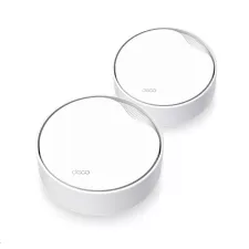 obrázek produktu TP-Link Deco X50-PoE (1-pack) WiFi6 Mesh (AX3000,2,4GHz/5GHz,1x2,5GbELAN/WAN,1xGbELAN/WAN,1xPoE)