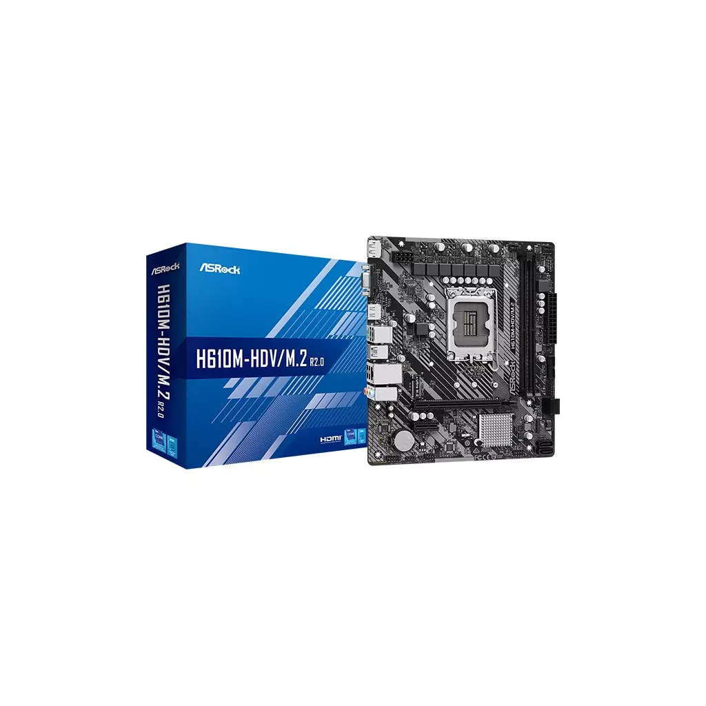 Obrázek produktu ASROCK H610M-HDV/M.2 R2.0 (intel 1700, 2xDDR4 3200