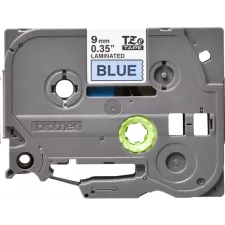obrázek produktu BROTHER TZE521 - kazeta TZ šířky 9mm, laminovaná TZE-521, modrá/černé písmo