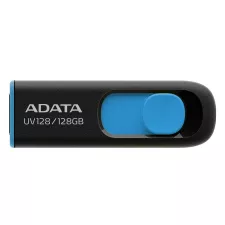 obrázek produktu ADATA Flash Disk 128GB UV128, USB 3.1 Dash Drive (R:90/W:40 MB/s) černá/modrá