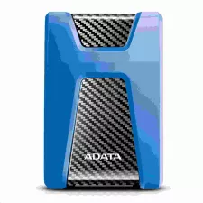 obrázek produktu ADATA Externí HDD 1TB USB 3.1 DashDrive Durable HD650, modrý (gumový, nárazu odolný)