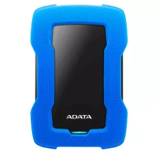 obrázek produktu ADATA Externí HDD 1TB 2,5\" USB 3.1 HD330, BLUE COLOR BOX, modrý (gumový, nárazu odolný)