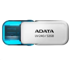 obrázek produktu ADATA Flash Disk 32GB UV240, USB 2.0 Dash Drive, bílá