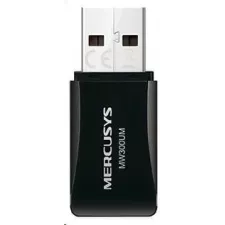 obrázek produktu MERCUSYS MW300UM WiFi4 USB adapter (N300,2,4GHz,USB2.0)