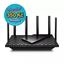 obrázek produktu TP-Link Archer AX72 OneMesh/EasyMesh WiFi6 router (AX5400, 2,4GHz/5GHz, 4xGbELAN,1xGbEWAN, 1xUSB3.0)