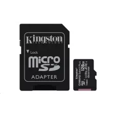 obrázek produktu Kingston MicroSDXC karta 128GB Canvas Select Plus 100R A1 C10 Card + SD adaptér