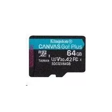 obrázek produktu Kingston MicroSDXC karta 64GB Canvas Go! Plus, R:170/W:70MB/s, Class 10, UHS-I, U3, V30, A2
