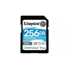 obrázek produktu Kingston SDXC karta 256GB Canvas Go! Plus, R:170/W:90MB/s, Class 10, UHS-I, U3, V30