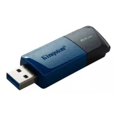 obrázek produktu Kingston Flash Disk 64GB USB3.2 Gen 1 DataTraveler Exodia M (Black + Blue)