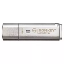 obrázek produktu Kingston Flash Disk IronKey 64GB IKLP50 Locker+ 50 AES USB, w/256bit Encryption