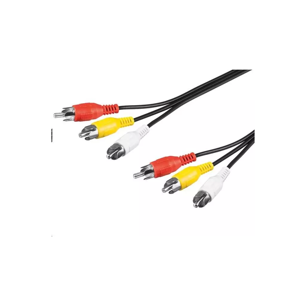 Obrázek produktu Kabel GEMBIRD přípojný 3x cinch - 3x cinch 2m