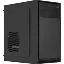 obrázek produktu EUROCASE skříň MC X104 black, micro tower, 1x USB 3.0, 2x USB 2.0, 2x audio, bez zdroje