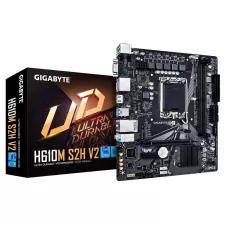 obrázek produktu GIGABYTE MB Sc LGA1700 H610M S2H V2, Intel H610, 2xDDR5, 2xDP, 1xHDMI, 1xVGA, mATX