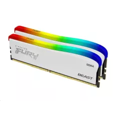 obrázek produktu Kingston FURY Beast White/DDR4/16GB/3200MHz/CL16/2x8GB/RGB/White