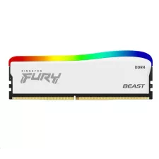 obrázek produktu Kingston FURY Beast White/DDR4/16GB/3600MHz/CL17/1x16GB/RGB/White