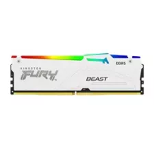 obrázek produktu KINGSTON DIMM DDR5 16GB 5600MT/s CL36 FURY Beast Bílá RGB EXPO