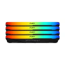 obrázek produktu KINGSTON DIMM DDR4 32GB (Kit of 4) 3600MT/s CL17 FURY Beast RGB, XMP