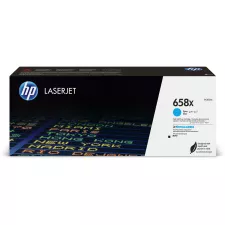 obrázek produktu HP 658X Cyan LaserJet Toner Cartridge (28,000 pages)