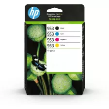 obrázek produktu HP 953 CMYK Original Ink Cartridge 4-Pack (700 / 700 / 700 / 1,000 pages)