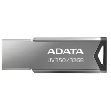 obrázek produktu ADATA Flash Disk 32GB UV350, USB 3.2 Dash Drive, tmavě stříbrná textura kov