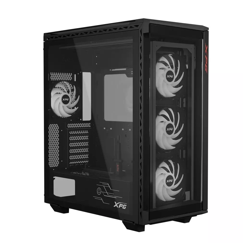 Obrázek produktu ADATA XPG case BATTLECRUISER II Mid-Tower, bez zdroje, 4x 120mm ARGB Fan, Černá