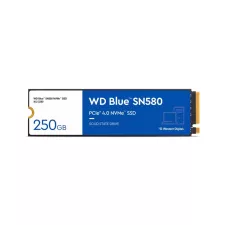 obrázek produktu WD BLUE SSD NVMe 250GB PCIe SN580,Gen4 , (R:4000, W:2000MB/s)